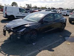 Salvage cars for sale at Van Nuys, CA auction: 2023 Tesla Model 3