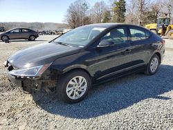 Salvage cars for sale at Concord, NC auction: 2019 Hyundai Elantra SE