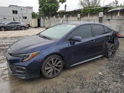 Salvage cars for sale from Copart Opa Locka, FL: 2020 Toyota Corolla SE