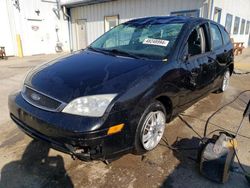 Salvage cars for sale at Pekin, IL auction: 2007 Ford Focus ZX5