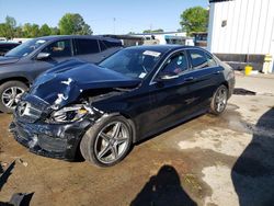 Mercedes-Benz C 400 4matic salvage cars for sale: 2015 Mercedes-Benz C 400 4matic