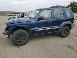 Salvage cars for sale from Copart Brookhaven, NY: 2003 Jeep Liberty Sport