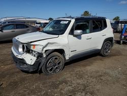 Jeep salvage cars for sale: 2018 Jeep Renegade Limited