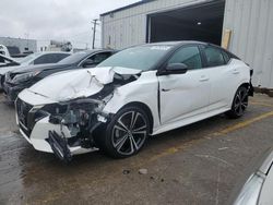 Nissan Sentra SR salvage cars for sale: 2021 Nissan Sentra SR