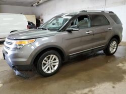 Salvage cars for sale from Copart Davison, MI: 2013 Ford Explorer XLT