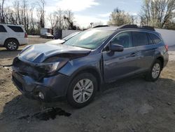 Salvage cars for sale from Copart Baltimore, MD: 2018 Subaru Outback 2.5I Premium
