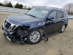 Salvage cars for sale at Windsor, NJ auction: 2018 Nissan Armada SV