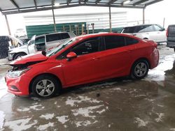 Chevrolet Cruze LS salvage cars for sale: 2017 Chevrolet Cruze LS