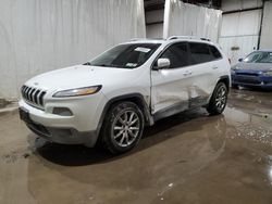 Jeep Cherokee salvage cars for sale: 2018 Jeep Cherokee Limited