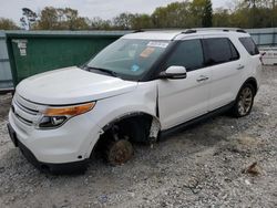 Salvage cars for sale at Augusta, GA auction: 2013 Ford Explorer Limited