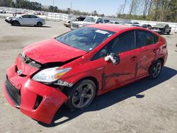 Salvage cars for sale from Copart Dunn, NC: 2015 Toyota Prius