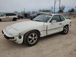 Salvage cars for sale at Oklahoma City, OK auction: 1987 Porsche 924 S