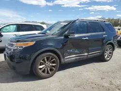 Salvage cars for sale at Las Vegas, NV auction: 2014 Ford Explorer XLT