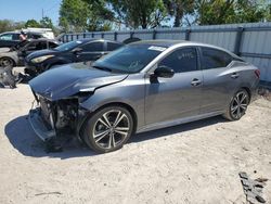 Salvage cars for sale at Riverview, FL auction: 2022 Nissan Sentra SR
