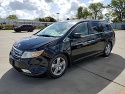 Salvage cars for sale from Copart Sacramento, CA: 2011 Honda Odyssey Touring