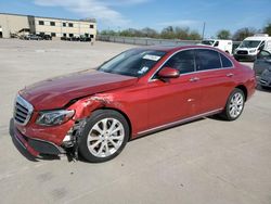 Salvage cars for sale at Wilmer, TX auction: 2017 Mercedes-Benz E 300