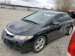 Salvage cars for sale from Copart Arlington, WA: 2010 Honda Civic LX-S