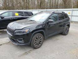 Salvage cars for sale from Copart Glassboro, NJ: 2021 Jeep Cherokee Latitude LUX