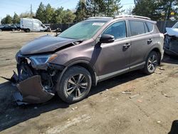 Toyota rav4 xle salvage cars for sale: 2017 Toyota Rav4 XLE