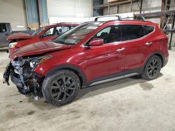 Salvage cars for sale from Copart Eldridge, IA: 2017 Hyundai Santa FE Sport