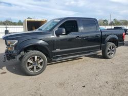 Salvage trucks for sale at Newton, AL auction: 2016 Ford F150 Supercrew