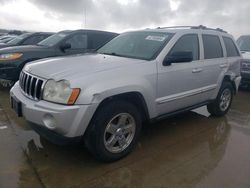 Salvage cars for sale from Copart Grand Prairie, TX: 2005 Jeep Grand Cherokee Limited