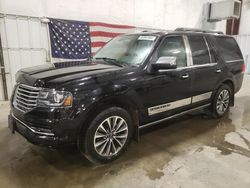 Salvage cars for sale at Avon, MN auction: 2016 Lincoln Navigator Select