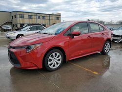 Salvage cars for sale from Copart Wilmer, TX: 2021 Toyota Corolla LE