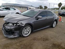 Salvage cars for sale at San Diego, CA auction: 2019 Toyota Camry Hybrid