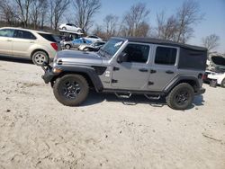 Salvage cars for sale at Cicero, IN auction: 2018 Jeep Wrangler Unlimited Sport