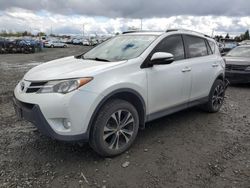 Salvage cars for sale from Copart Eugene, OR: 2015 Toyota Rav4 Limited