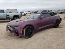 Salvage cars for sale at Amarillo, TX auction: 2018 Chevrolet Camaro SS