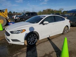 Salvage cars for sale at Florence, MS auction: 2017 Ford Fusion SE