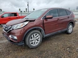 Salvage cars for sale at Mercedes, TX auction: 2016 Honda CR-V EX