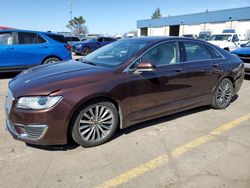 Lincoln mkz salvage cars for sale: 2019 Lincoln MKZ