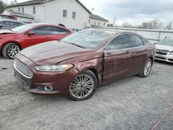 Salvage cars for sale at York Haven, PA auction: 2015 Ford Fusion SE