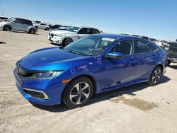Salvage cars for sale from Copart Amarillo, TX: 2021 Honda Civic LX