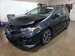 Toyota Corolla salvage cars for sale: 2017 Toyota Corolla IM