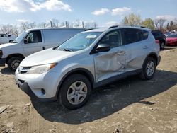 Salvage cars for sale from Copart Baltimore, MD: 2015 Toyota Rav4 LE