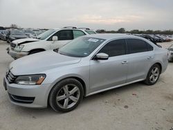 Salvage cars for sale at San Antonio, TX auction: 2013 Volkswagen Passat SE