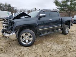 Salvage cars for sale at North Billerica, MA auction: 2014 Chevrolet Silverado K1500 LTZ