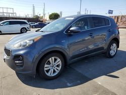 Salvage cars for sale from Copart Wilmington, CA: 2017 KIA Sportage LX