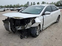 Salvage cars for sale at Houston, TX auction: 2017 Hyundai Sonata SE