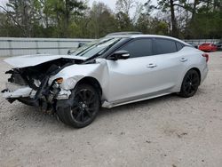 Salvage cars for sale from Copart Greenwell Springs, LA: 2016 Nissan Maxima 3.5S