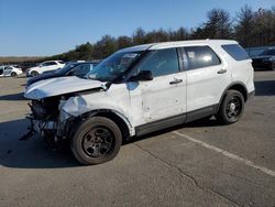 Salvage cars for sale at Brookhaven, NY auction: 2018 Ford Explorer Police Interceptor