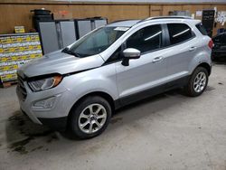 Salvage cars for sale at Kincheloe, MI auction: 2019 Ford Ecosport SE