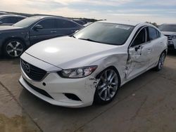 Salvage cars for sale from Copart Grand Prairie, TX: 2016 Mazda 6 Touring