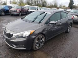 Salvage cars for sale at Portland, OR auction: 2014 KIA Forte EX