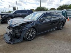 Salvage cars for sale at Miami, FL auction: 2018 Toyota Camry L