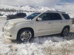 Salvage cars for sale from Copart Reno, NV: 2011 GMC Acadia Denali